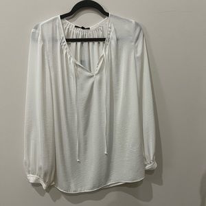 Kobi Halperin NWT silk off white blouse size large